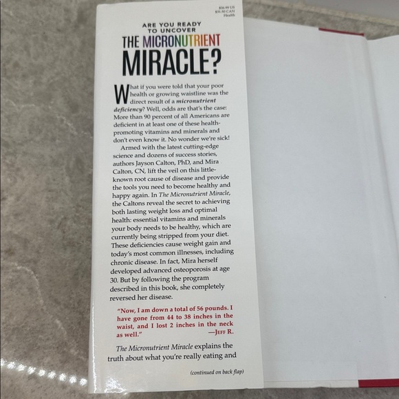Hardcover Book: The Micronutrient Miracle 28 Day plan - Picture 6 of 7